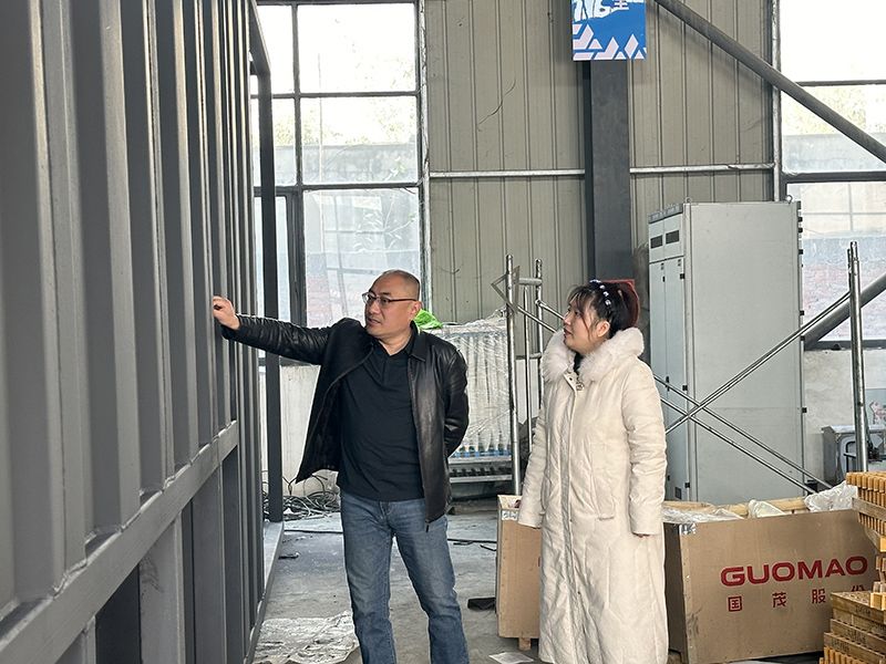 熱烈歡迎(ying)青島(dao)港項目荊總蒞臨我司視詧工作