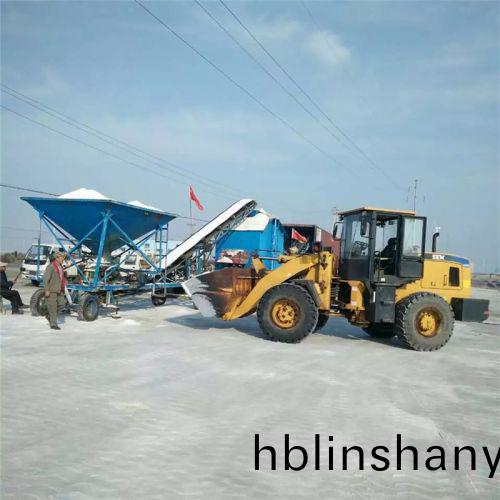 工業(ye)鹽髮貨(huo)現場